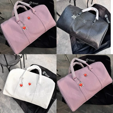 Túi du lịch thời trang da PU dập vân, tag logo nổi siêu xinh - Giá chỉ 149.000đ