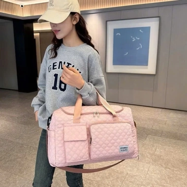 Túi du lịch xách tay dung lượng lớn - Quai cài vali, ngăn giày, chống nước, giảm 20%