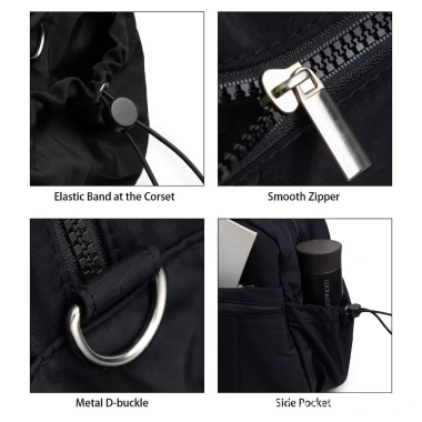 Túi Duffel Du Lịch CHIC Nữ - Đám Mây Nhẹ Khô & Ướt, Chống Nước, Dung Lượng Lớn, Túi Tập Thể Dục 9