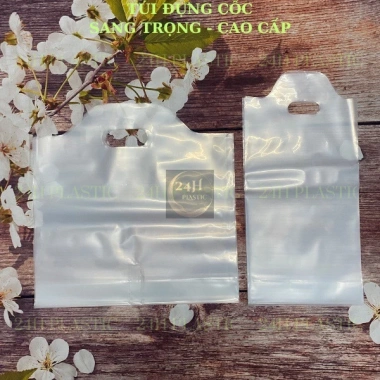 Túi đựng 2 ly trà sữa 1kg có ngăn cafe và sinh tố - Take away, giảm còn 46.746₫