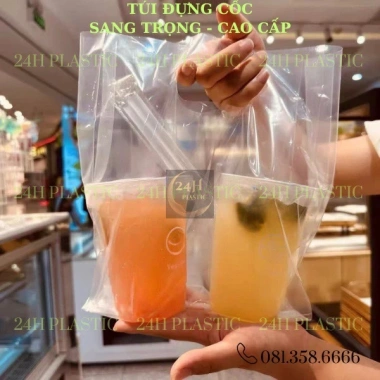 Túi đựng 2 ly trà sữa 1kg có ngăn cafe và sinh tố - Take away, giảm còn 46.746₫ 7 Túi đựng 2 ly trà sữa 1kg có ngăn cafe và sinh tố - Take away, giảm còn 46.746₫ 7