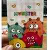 Túi đựng bánh kẹo mặt quỷ cute trà hoa, 100 túi, nhiều họa tiết - Giá ưu đãi 17.500đ 9