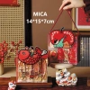 Túi Đựng Bánh Mứt Tết 2.026 Mica Trong 14x15x7cm Túi Quà Đầu Lân Quà Tặng