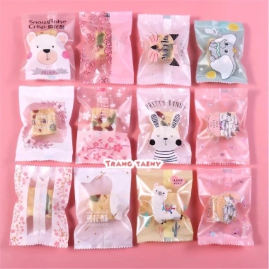 Túi đựng Bánh Quy 7x10cm mẫu 2 - 100c, giảm còn 29.000đ, giá gốc 34.800đ