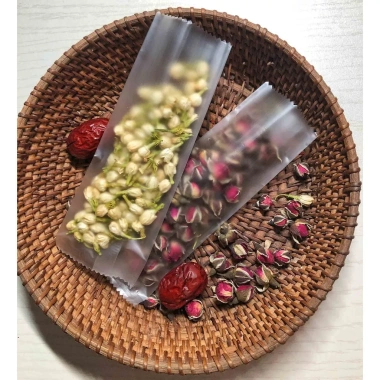 Túi đựng bánh thuyền 5.5x15cm trắng mờ - Set 100 túi, giá 21.200đ, cho bánh kẹo trà hoa hàn miệng