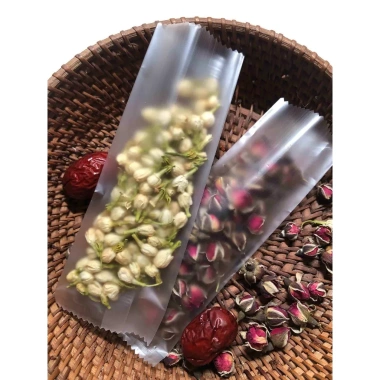 Túi đựng bánh thuyền 5.5x15cm trắng mờ - Set 100 túi, giá 21.200đ, cho bánh kẹo trà hoa hàn miệng