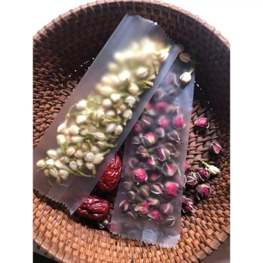 Túi đựng bánh thuyền 5.5x15cm trắng mờ - Set 100 túi, giá 21.200đ, cho bánh kẹo trà hoa hàn miệng 8 Túi đựng bánh thuyền 5.5x15cm trắng mờ - Set 100 túi, giá 21.200đ, cho bánh kẹo trà hoa hàn miệng 8