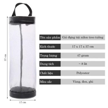 Túi Đựng Bao Nylon LS1-1.080-105 Đa Năng, Tái Sử Dụng, Tiện Lợi - Giá 24.045đ