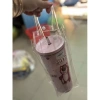Túi đựng bình ly giữ nhiệt PVC trong suốt, quai xách, khuy bấm, cỡ 10x25cm - 9.000₫ 6