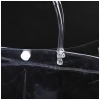 Túi đựng bình ly giữ nhiệt PVC trong suốt, quai xách, khuy bấm, cỡ 10x25cm - 9.000₫ 8