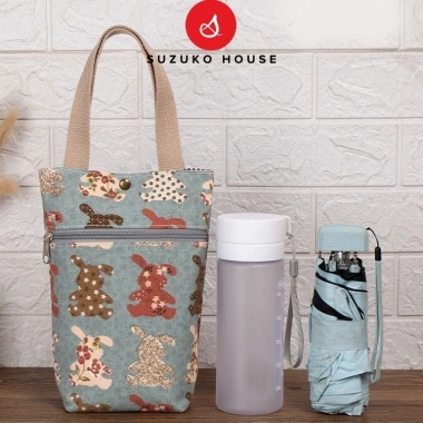 Túi đựng bình ly giữ nhiệt SUZUKO HOUSE TB01 - khóa kéo, vải chống thấm, cỡ lớn, giá ưu đãi 75.500₫
