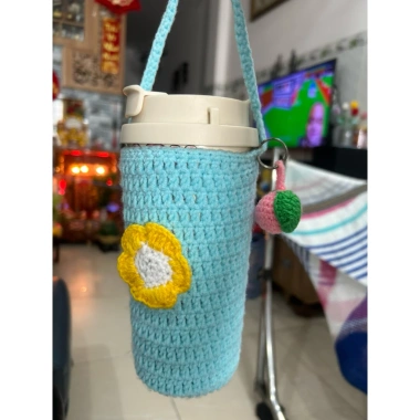 Túi đựng bình nước giữ nhiệt 500ml túi handemade - Giá chỉ 55.000, giảm mạnh 4 Túi đựng bình nước giữ nhiệt 500ml túi handemade - Giá chỉ 55.000, giảm mạnh 4