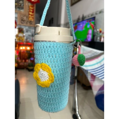 Túi đựng bình nước giữ nhiệt 500ml túi handemade - Giá chỉ 55.000, giảm mạnh 9 Túi đựng bình nước giữ nhiệt 500ml túi handemade - Giá chỉ 55.000, giảm mạnh 9