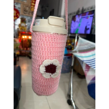 Túi đựng bình nước giữ nhiệt 500ml túi handemade - Giá chỉ 55.000, giảm mạnh