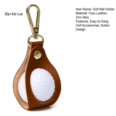 Túi Đựng Bóng Golf Da Giả Gập Gọn, Khóa Hợp Kim Kẽm, Dây Thắt Lưng Nam