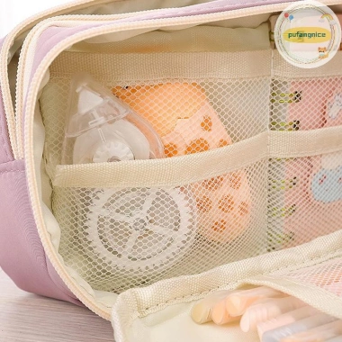 Túi đựng bút chì flip top Pufangnice dung tích lớn cho sinh viên học sinh bé giảm giá 54.000 5