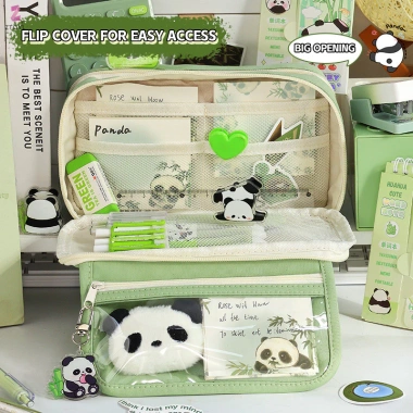 Túi đựng bút lớn K & X - Hộp bút chì màu, dây kéo trong suốt, văn phòng phẩm 6 Túi đựng bút lớn K & X - Hộp bút chì màu, dây kéo trong suốt, văn phòng phẩm 6
