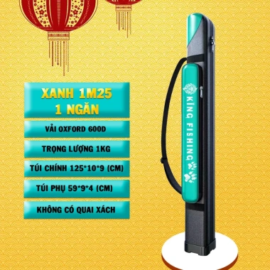 Túi Đựng Cần Câu Cá KING FISHING BB74 Dạng Cứng - Bảo Vệ An Toàn, Tiện Lợi 9