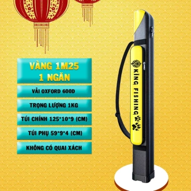 Túi Đựng Cần Câu Cá KING FISHING BB74 Dạng Cứng - Bảo Vệ An Toàn, Tiện Lợi 10