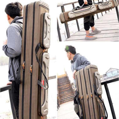 Túi đựng cần câu đa chức năng chống nước, bảo quản dụng cụ câu cá - Giá sỉ 171.889 VND 3 Túi đựng cần câu đa chức năng chống nước, bảo quản dụng cụ câu cá - Giá sỉ 171.889 VND 3