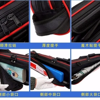 Túi Đựng Cần Câu Đa Năng 1.25L - Ba Lớp, Hai Vai, Dụng Cụ Câu Cá Tiện Lợi, Giá Ưu Đãi 825.741₫ 3