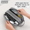 Túi đựng cáp sạc pin dự phòng, chuột, Laptop, Macbook phụ kiện Baona, chỉ 170k 7