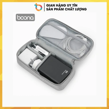 Túi đựng cáp sạc pin dự phòng Macbook, Laptop, iPad, chuột - Baona B002 155k