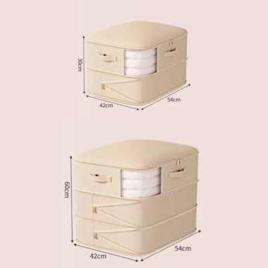 Túi đựng chăn bông nén UUMIR - Tiết kiệm không gian, tự nén, giỏ gấp dung lượng lớn di động cho tủ 2 Túi đựng chăn bông nén UUMIR - Tiết kiệm không gian, tự nén, giỏ gấp dung lượng lớn di động cho tủ 2