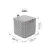 Túi Đựng Chăn Màn Quần Áo 100L Đa Năng Gấp Gọn Tiện Lợi – Hàng Loại 1 Dây Đẹp Giá 25.500 VND