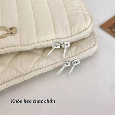 Túi Đựng Chống Sốc Laptop & Tablet Chần Bông Pastel Đủ 11-13-15 inch - 118k 3