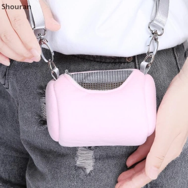 Túi đựng chuột Hamster đeo chéo kiểu xi lanh – nhà thực tế di động, lưới trong suốt, du lịch Sóc, giá 92.620₫