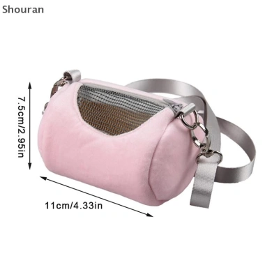 Túi đựng chuột Hamster đeo chéo kiểu xi lanh – nhà thực tế di động, lưới trong suốt, du lịch Sóc, giá 92.620₫