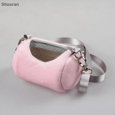 Túi đựng chuột Hamster đeo chéo kiểu xi lanh – nhà thực tế di động, lưới trong suốt, du lịch Sóc, giá 92.620₫