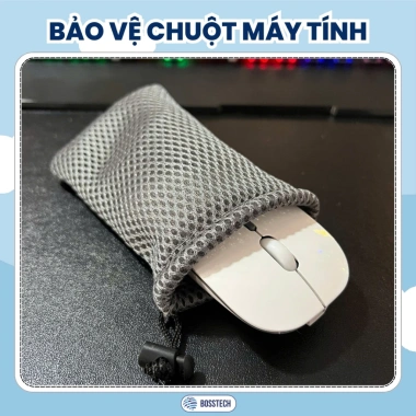 Túi Đựng Chuột Tai Nghe Pin Cáp Sạc Chống Sốc 9x13cm - Giá 29.000đ BOSSTECH 4