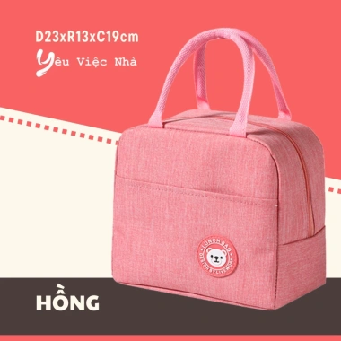 Túi Đựng Cơm Giữ Nhiệt Cao Cấp Tiện Lợi Cho Văn Phòng Giữ Ấm Lên Đến 5h