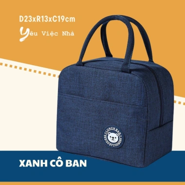 Túi Đựng Cơm Giữ Nhiệt Cao Cấp Tiện Lợi Cho Văn Phòng Giữ Ấm Lên Đến 5h