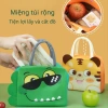 Túi Đựng Cơm Giữ Nhiệt Mini Thú Dễ Thương Bé Đi Học - Chống Thấm Nhỏ Gọn Tiện Lợi 8