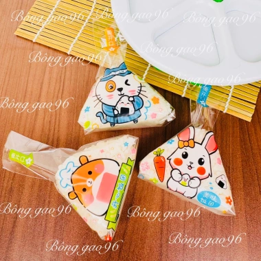 Túi đựng cơm nắm 500-1.000 chiếc size 4x16x19, nhiều mẫu, giá ưu đãi 115,000 VNĐ mua ngay