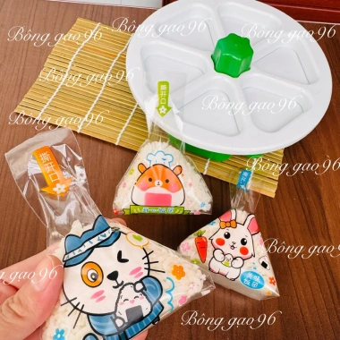 Túi đựng cơm nắm 500-1.000 chiếc size 4x16x19, nhiều mẫu, giá ưu đãi 115,000 VNĐ mua ngay