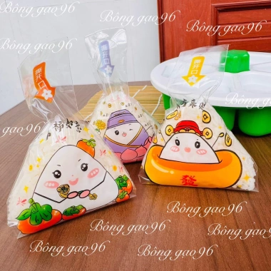 Túi đựng cơm nắm 500-1.000 chiếc size 4x16x19, nhiều mẫu, giá ưu đãi 115,000 VNĐ mua ngay