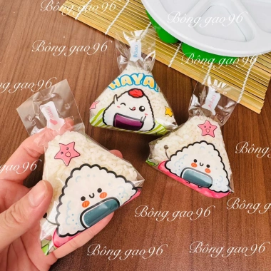 Túi đựng cơm nắm 500-1.000 chiếc size 4x16x19, nhiều mẫu, giá ưu đãi 115,000 VNĐ mua ngay