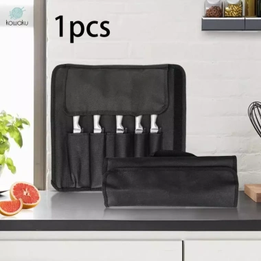Túi đựng dao đầu bếp đa năng, cuộn tiện lợi, tay cầm chắc - Giá 90.200₫
