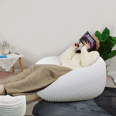 Túi đựng đậu sọc Flannel phong cách đơn giản cho Sofa, đa size S-M-L-XL, giá ưu đãi 101.520₫ 9