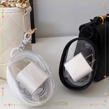 Túi đựng dây cáp sạc tai nghe di động trong suốt - Bảo vệ tiện lợi, chỉ 16.000 VND 2