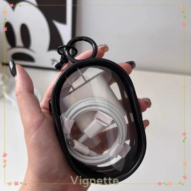 Túi đựng dây cáp sạc tai nghe di động trong suốt - Bảo vệ tiện lợi, chỉ 16.000 VND 4