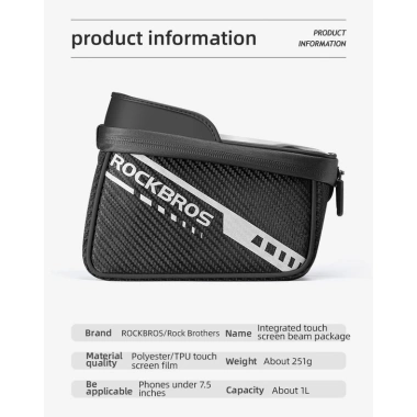 Túi Đựng Điện Thoại 7.5 Inch Gắn Ghi Đông Xe Đạp Leo Núi ROCKBROS 460,149₫ 9 Túi Đựng Điện Thoại 7.5 Inch Gắn Ghi Đông Xe Đạp Leo Núi ROCKBROS 460,149₫ 9