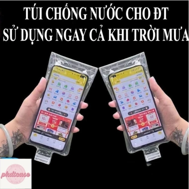 Túi Đựng Điện Thoại Chống Nước, Chống Mưa Dành Cho Shipper, Dân Đi Biển, Phượt Thủ - Bảo Vệ Khi Mưa, Giá 22.000₫