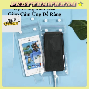 Túi Đựng Điện Thoại Chống Nước, Chống Mưa Dành Cho Shipper, Dân Đi Biển, Phượt Thủ - Bảo Vệ Khi Mưa, Giá 22.000₫