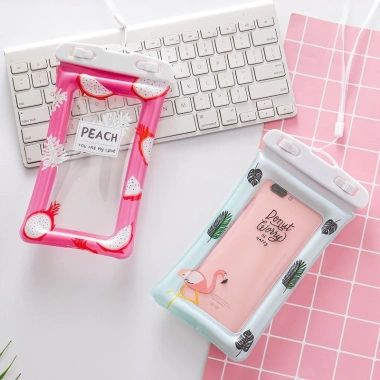 Túi Đựng Điện Thoại Chống Nước Có Phao, Chống Va Đập, Dây Đeo, Hình Ngộ Nghĩnh - Giá 16.8k 3