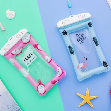 Túi Đựng Điện Thoại Chống Nước Có Phao, Chống Va Đập, Dây Đeo, Hình Ngộ Nghĩnh - Giá 16.8k 8